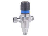 Клапан протиопіковий AFRISO ATM112, DN10, 2xG3/8", 1x гайка G3/8", 30-50С, Kvs 0,35 м3/г разом зі з'єднувальним шлангом, трійник
