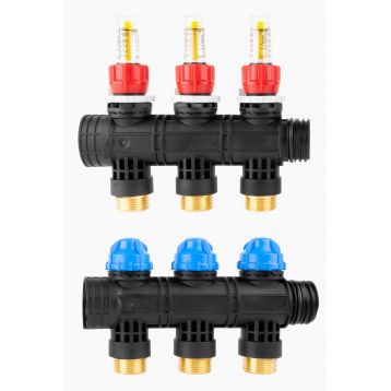 Удлинитель для коллектора AFRISO ProCalida EF1 K – 3 контура, 0,2÷1,6 л/мин (81253)