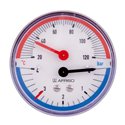 Термоманометр AFRISO ТМ80 0-6 бар, 20-120 С Фронтальный (63342)