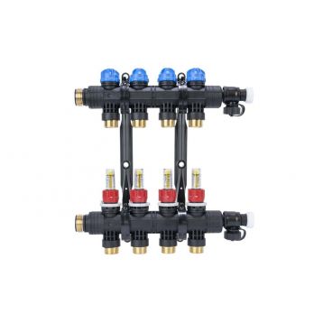Колектор AFRISO ProCalida EF1 K 4 контури, G1", 0,2-1,6 л/хв (81264)