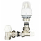 Комплект для підключення радіатора з термоголовкою (прямий) Tervix Pro Line Radiator Set 1 (371112)
