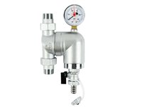 Фільтр поворотний самопромивний з манометром 3/4", латунь, Tervix Pro Line WD (366022)