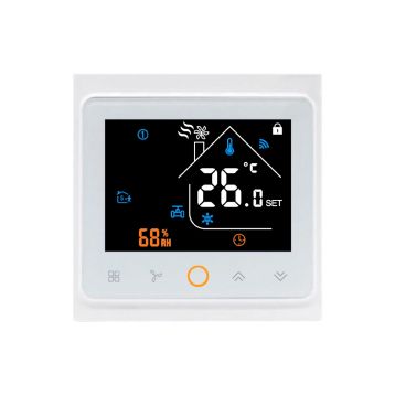 Термостат для фанкойлу з WiFi управлінням Tervix WiFi Fancoil Thermostat (на 2 труби) 0-10В (114541)