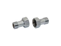 Pattaroni Штуцер для лічильника (хром) (пара) d1/2" х 3/4" ЗВ (F191CR001)