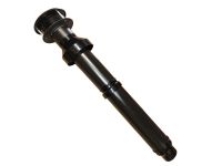 Дымоход коаксиальный с ветрозащитой для котлов вертикальная d80/125 c переходником d60/100