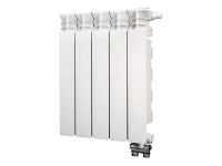 Секция алюминиевого радиатора EXTRATHERM SUPER B4 500/100 для нижнего подключения ПРАВА (A) (V689034DX)