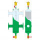 548006 Гидравлический сепаратор (стрелка) 1" CALEFFI