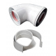 Колено 90 град. МАМА-МАМА коаксиальный d60/100 FE Antkalip - 1