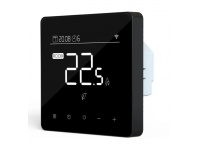 4HEAT Premium HT66 Терморегулятор для электрического или водяного теплого пола WiFi Черный Сенсорный (4HT.HT66WF.B)