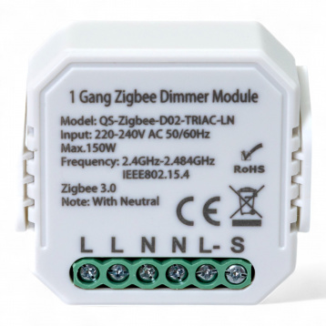 435121 Розумний вимикач - регулятор Tervix Pro Line ZigBee Dimmer (1 клавіша)