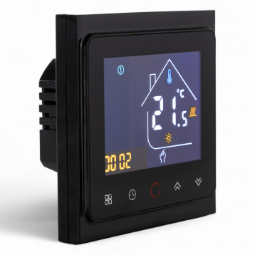 117330 Термостат з ZigBee управлінням Tervix Pro Line для газового/електричного котла, чорний