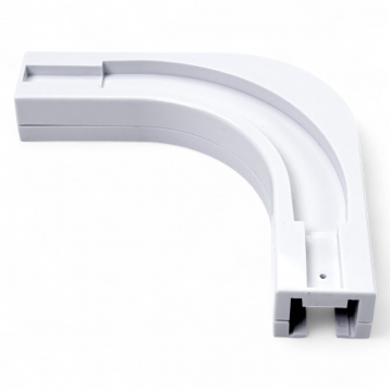 454128 Кутове з'єднання 90° для розумного карнизу для штор з ZigBee управлінням, Tervix Pro Line