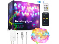 632010 Розумна WiFі мультикольорова новорічна гірлянда 10 м Tervix Pro Line Fairy Lights WiFi