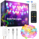 Умная WiF и мультицветная новогодняя гирлянда 10 м Tervix Pro Line Fairy Lights WiFi (632010)