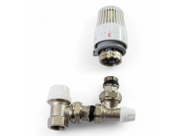 371112 Комплект для підключення радіатора з термоголовкою (кутовий) Tervix Pro Line Radiator Set 2