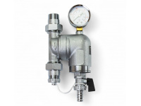 366022 Фільтр поворотний самопромивний з манометром 3/4", латунь, Tervix Pro Line WD