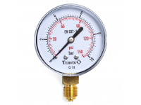 355213 манометр Tervix Pro Line 63 0-10 бар 1/4" рад.