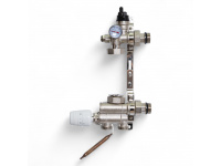 521211 Змішувальний вузол Tervix Pro Line для теплої підлоги без насосу, з термоголовкою