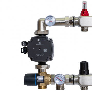 521431 Змішувальний вузол 1" для теплої підлоги Tervix Mixset з част. насосом та клапаном ATM561