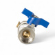 Кран з термоманометром (синя ручка), Tervix (545023) Tervix - 2