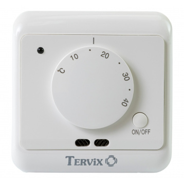 101031 Термостат для водяної / електричної теплої підлоги Tervix Simple