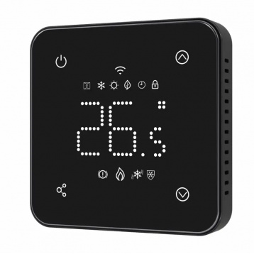 4HEAT Premium HT22 Wi-Fi терморегулятор теплої підлоги Чорний Сенсорний (4HT.HT22WF.W)