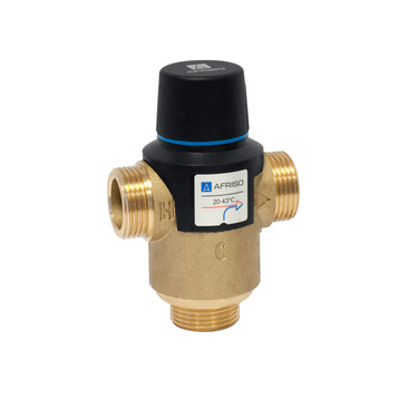1276110 термостатичний змішуючий клапан AFRISO ATM761 DN20 G1", 20-43°C, Kvs 3,2