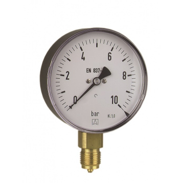 85215201 манометр RF100 0-10 бар 1/2" рад.
