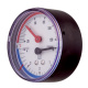 Термоманометр AFRISO ТМ80 0-4 бар, 20-120 С Фронтальный (63341) AFRISO - 2