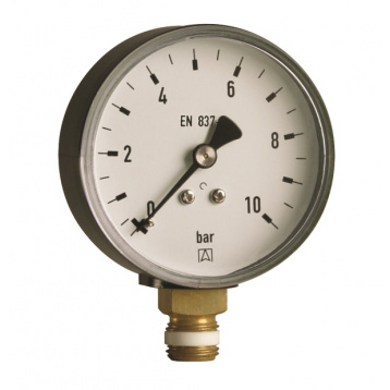 63562 манометр RF 80 0-4 бар 1/2" рад.