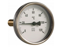 Термометр AFRISO BiTh 100/100 0-120C 1/2" Фронтальный (63813)