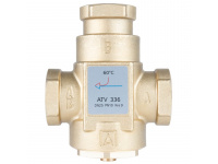 Термічний клапан AFRISO ATV 336, DN25, Rp 1" 60 °C Kvs 9, м3/г (1633610)