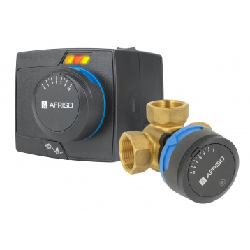 Комплект 3-ход. клапан AFRISO ARV382 Vario ProClick DN20 Rp3/4" Kvs 3,5-9 + Привод ARM 323 ProClick (1338252)