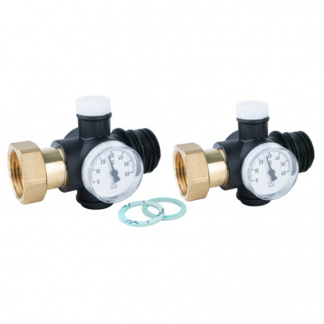 Комплект з двох з'єднань з гайкою G1 для ProCalida EF1 з термометрами (81273)