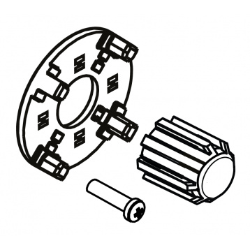 Переходник к приводам AFRISO ARM ProClick на клапаны: ESBE VRG (1410710)