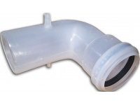Колено 90 градусов для газового конденсационного котла d60mm (CE.00.47 PP) - 1