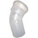 Колено 45 градусов для газового конденсационного котла d60mm (CE.00.46 PP) - 1
