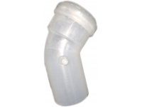 Колено 45 градусов для газового конденсационного котла d60mm (CE.00.46 PP) - 1