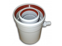 Конденсатоотводчик коаксиальный d60/100 (71.MT7.00.46) Antkalip - 1