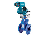 Засувка з прогумованим клином DN80 + електропривід CK 400 V Brandoni S.p.A. (20.900I080E16EED)