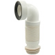 Гофра угловая для унитаза GO-MAGIC LUX L290-590 мм (растяжение) GoPlast S.r.l. (1024ELBOW1.NI)
