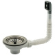 Випуск з прямокутним переливом Click Clack System 0115 х 1 1/2" GoPlast S.r.l. (1254TP0000)