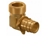 Коліно латунь Q&E 90° з зовнішньою різьбою 020 х 1/2" ЗР Uponor GmbH (1145671)