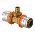 Трійник редукційний S-Press Ø20 x Q&E9,9 мм Minitec х S-Press Ø20 Uponor GmbH (1063938)