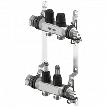 Колектор (нержавійка) з витратомірами Smart S / Vario S FM 01 НГ x 2 х 3/4" (1140833)