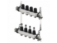 Колектор (нержавійка) з витратомірами Smart S / Vario S FM 01 НГ x 4 х 3/4" (1140835)