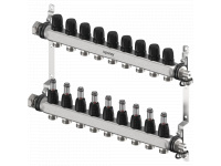 Колектор (нержавійка) з витратомірами Smart S / Vario S FM 01 НГ x 9 х 3/4" (1140840)