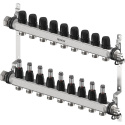Коллектор (нержавейка) с расходомерами Smart S/Vario S FM 01 НГ x 9 х 3/4" (1140840)