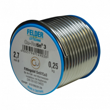 Припій м'який Cu-Rotin 3 250 г FELDER GmbH (Німеччина) (149727201)