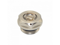 Кран воздухоотводящий ручной ХРОМ d3/8" (уплотнение EPDM) Marvit Spa (19)